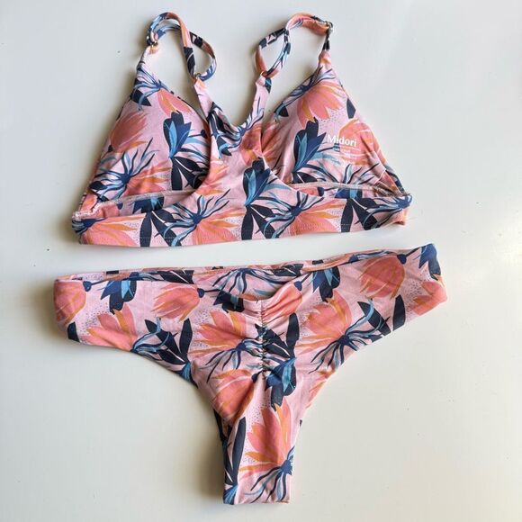 Midori Brazil cheeky bikini floral medium small - Picture 2 of 8